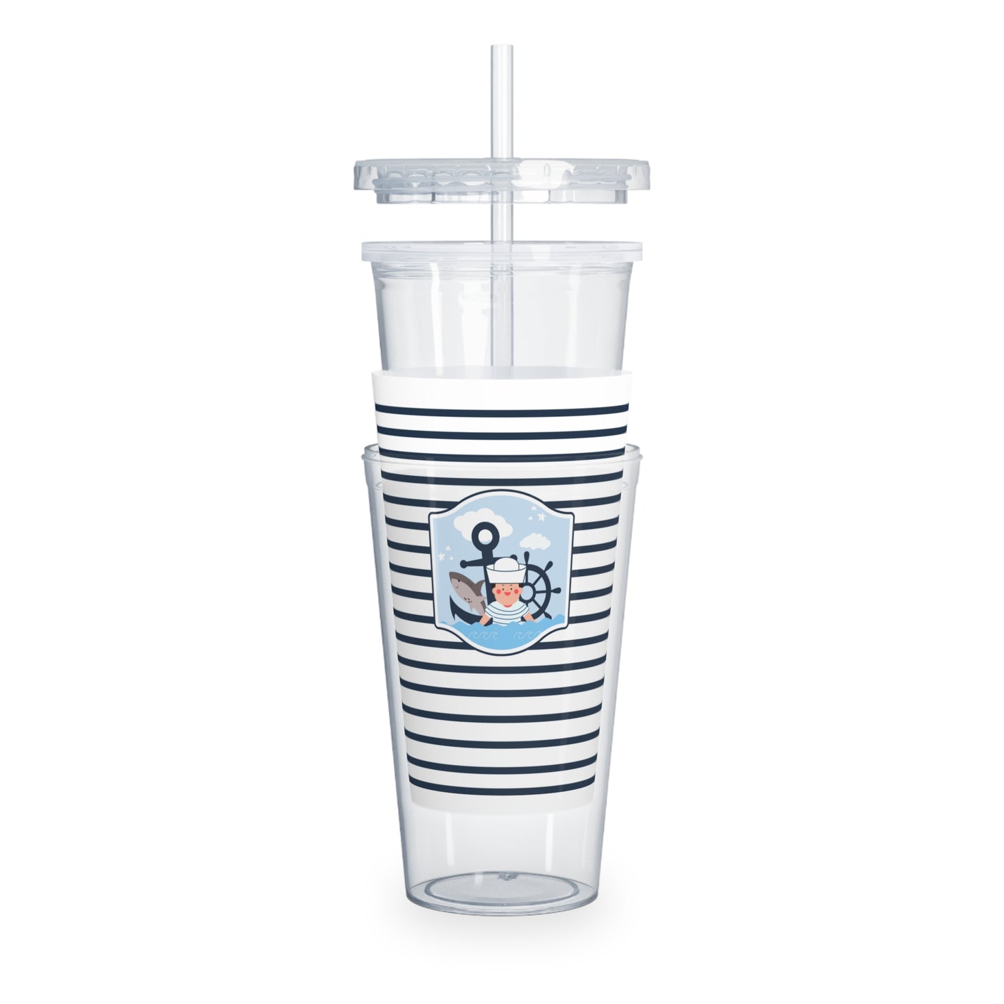 Sailor Collection Tumbler with Straw